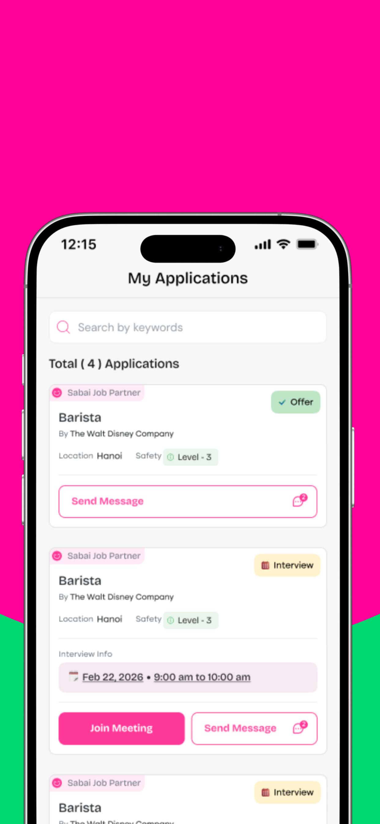 Sabai Job Phone Screen (App Store)  (3)
